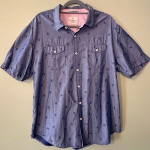 Tommy Bahama Blue Casual Button-Down Shirt